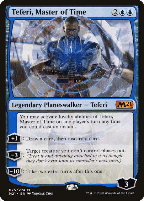 Teferi, Master of Time (75) — Core Set 2021