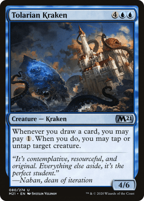 Tolarian Kraken (80) — Core Set 2021