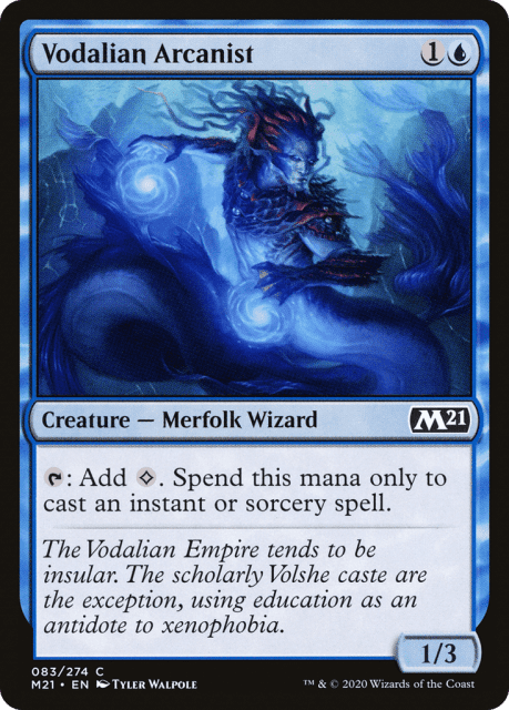 Vodalian Arcanist (83) — Core Set 2021