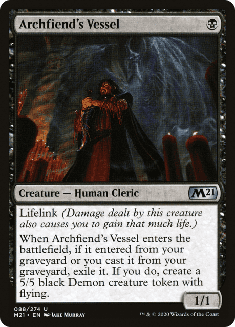 Archfiend's Vessel (88) — Core Set 2021