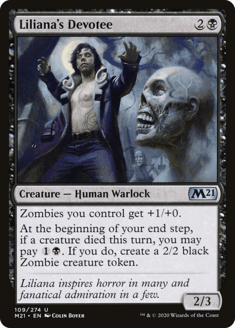 Liliana's Devotee (109) — Core Set 2021