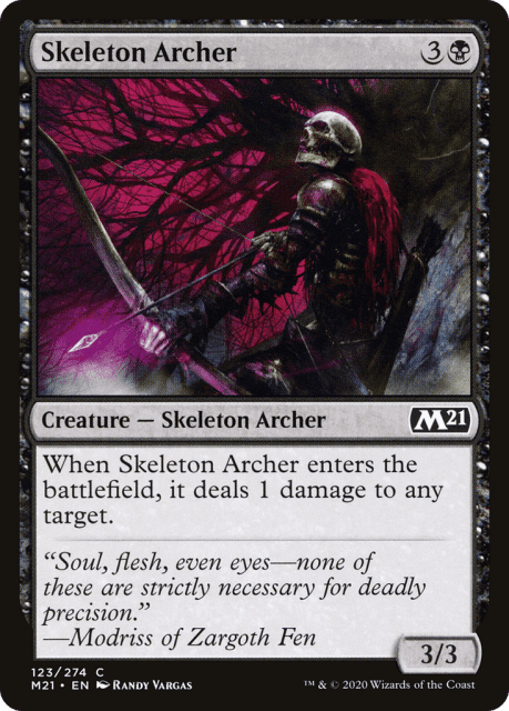 Skeleton Archer (123) — Core Set 2021