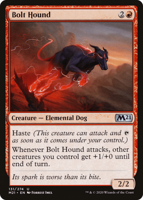 Bolt Hound (131) — Core Set 2021