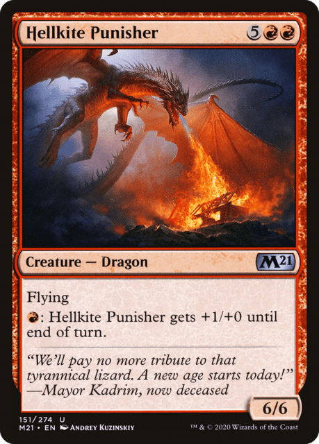 Hellkite Punisher (151) — Core Set 2021