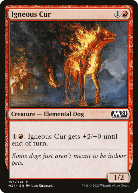 Igneous Cur (153) — Core Set 2021
