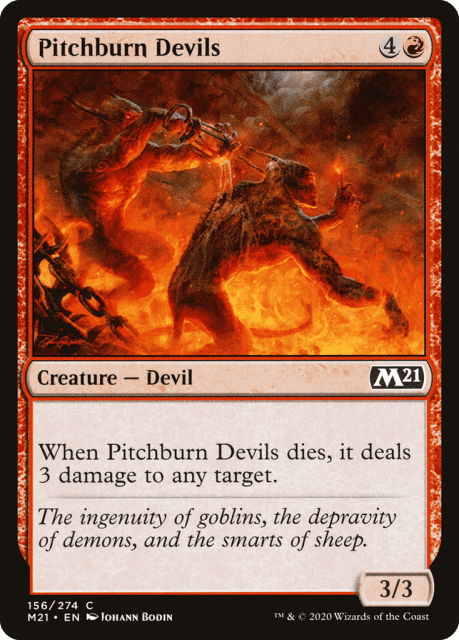 Pitchburn Devils (156) — Core Set 2021