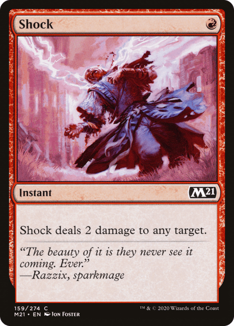 Shock (159) — Core Set 2021