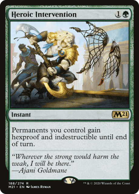 Heroic Intervention (188) — Core Set 2021