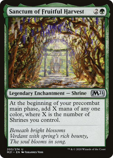 Sanctum of Fruitful Harvest (203) — Core Set 2021