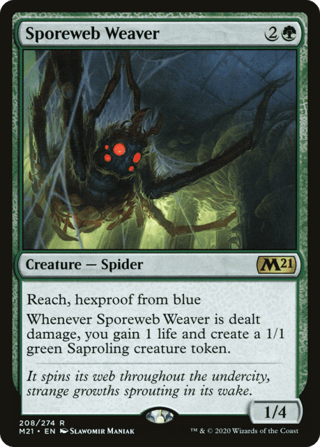 Sporeweb Weaver (208) — Core Set 2021