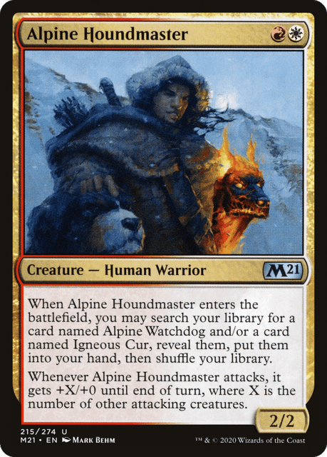 Alpine Houndmaster (215) — Core Set 2021