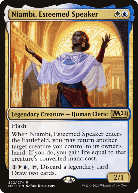 Niambi, Esteemed Speaker (222) — Core Set 2021