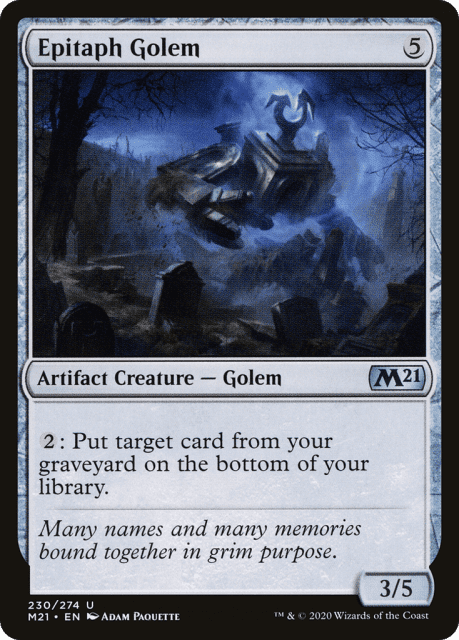 Epitaph Golem (230) — Core Set 2021