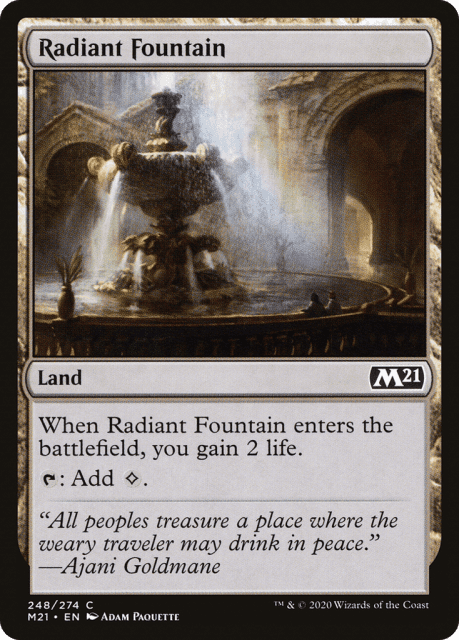 Radiant Fountain (248) — Core Set 2021