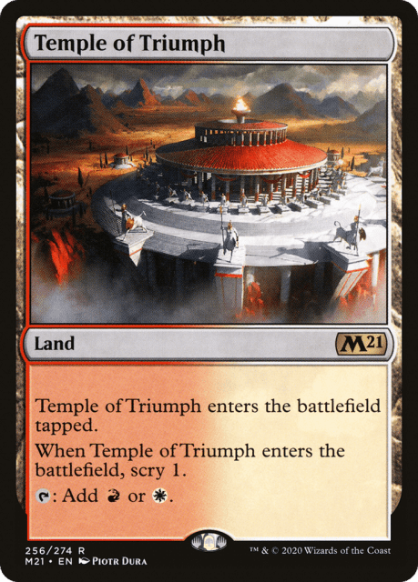 Temple of Triumph (256) — Core Set 2021