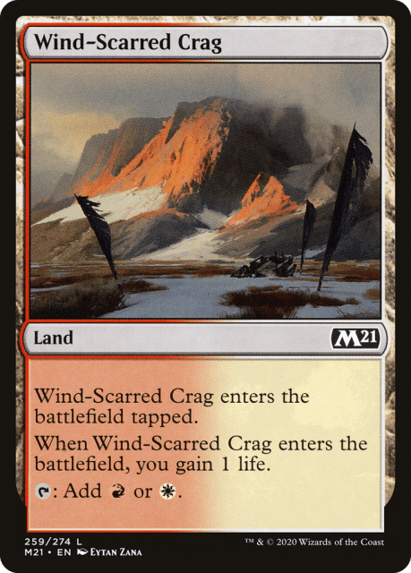 Wind-Scarred Crag (259) — Core Set 2021