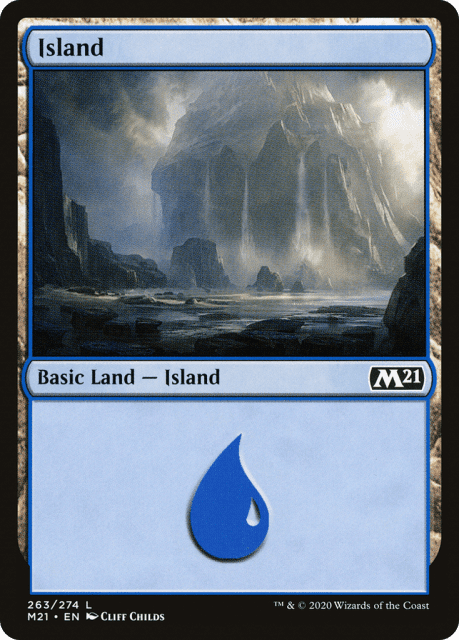 Island (263) — Core Set 2021