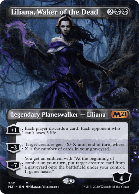 Liliana, Waker of the Dead (282) — Core Set 2021