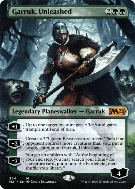 Garruk, Unleashed (284) — Core Set 2021