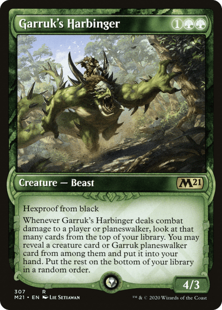 Garruk's Harbinger (307) — Core Set 2021