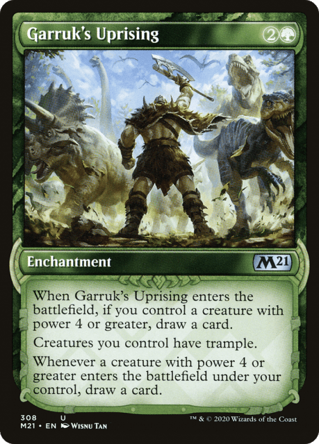 Garruk's Uprising (308) — Core Set 2021