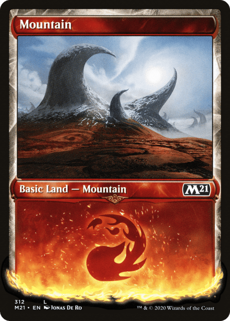 Mountain (312) — Core Set 2021