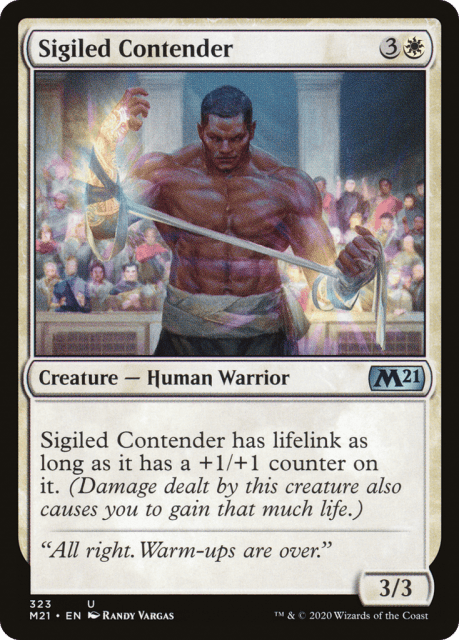 Sigiled Contender (323) — Core Set 2021
