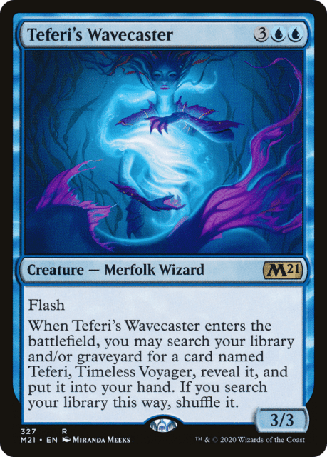 Teferi's Wavecaster (327) — Core Set 2021