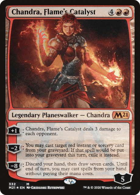 Chandra, Flame's Catalyst (332) — Core Set 2021