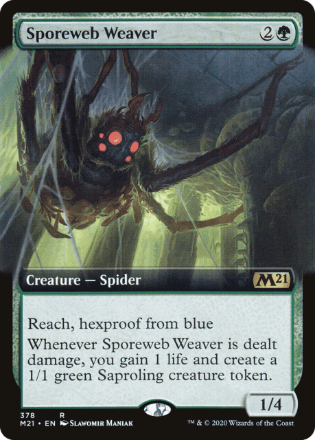 Sporeweb Weaver (378) — Core Set 2021