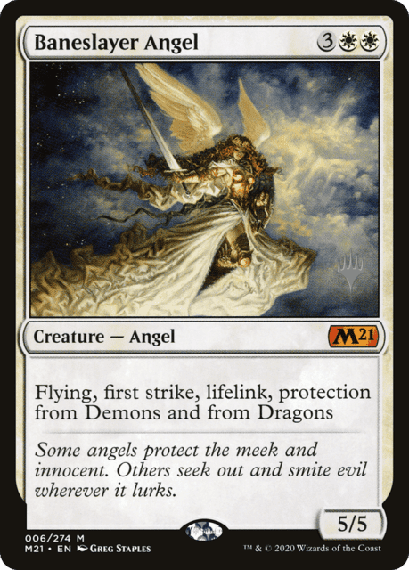 Baneslayer Angel (6) — Core Set 2021 Promos