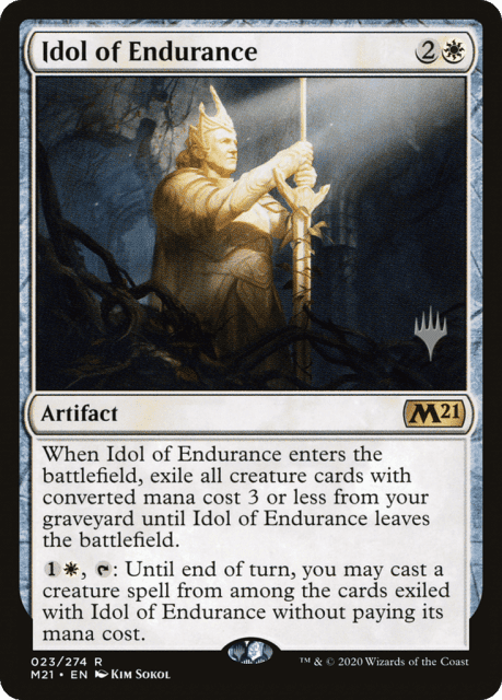 Idol of Endurance (23) — Core Set 2021 Promos