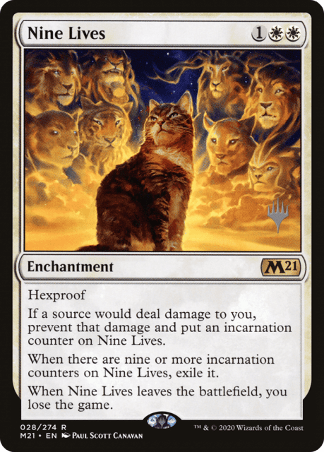 Nine Lives (28) — Core Set 2021 Promos