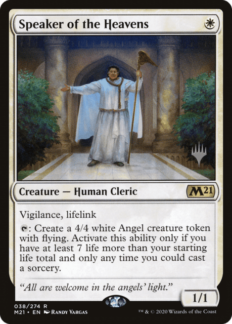 Speaker of the Heavens (38) — Core Set 2021 Promos