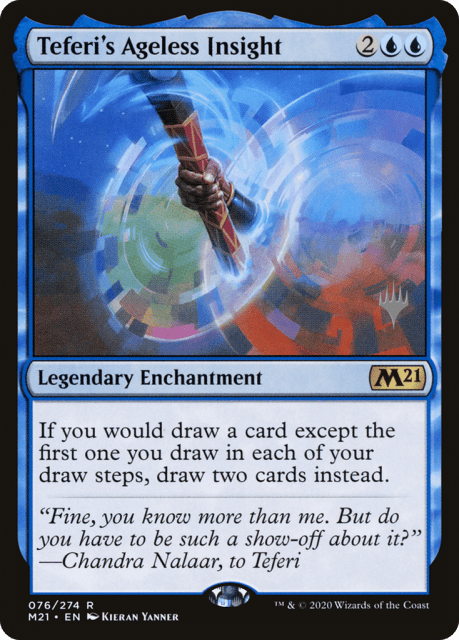 Teferi's Ageless Insight (76) — Core Set 2021 Promos