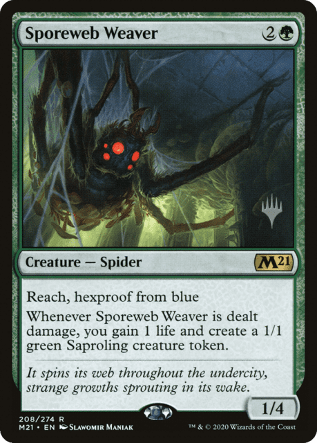 Sporeweb Weaver (208) — Core Set 2021 Promos