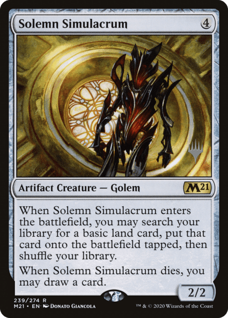 Solemn Simulacrum (239) — Core Set 2021 Promos