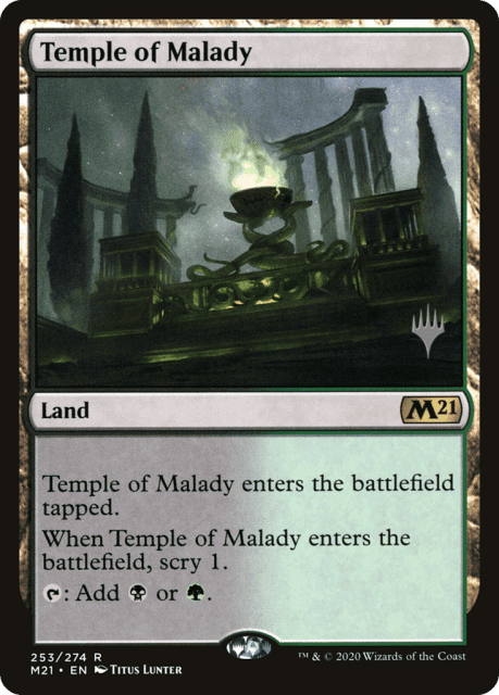 Temple of Malady (253) — Core Set 2021 Promos