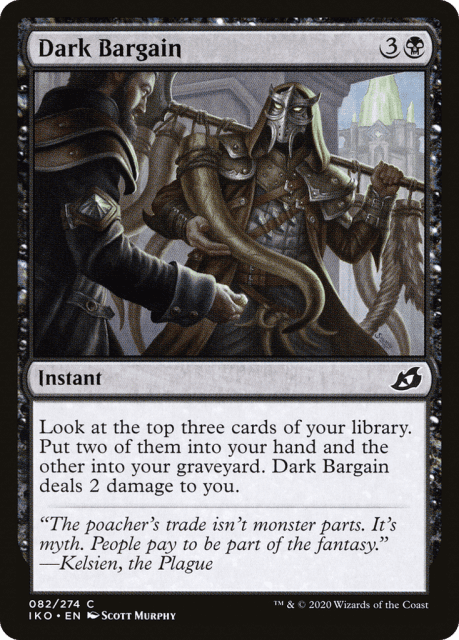 Dark Bargain (82) — Ikoria: Lair of Behemoths