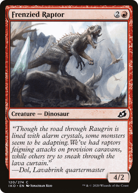Frenzied Raptor (120) — Ikoria: Lair of Behemoths