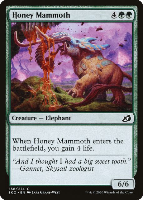 Honey Mammoth (158) — Ikoria: Lair of Behemoths