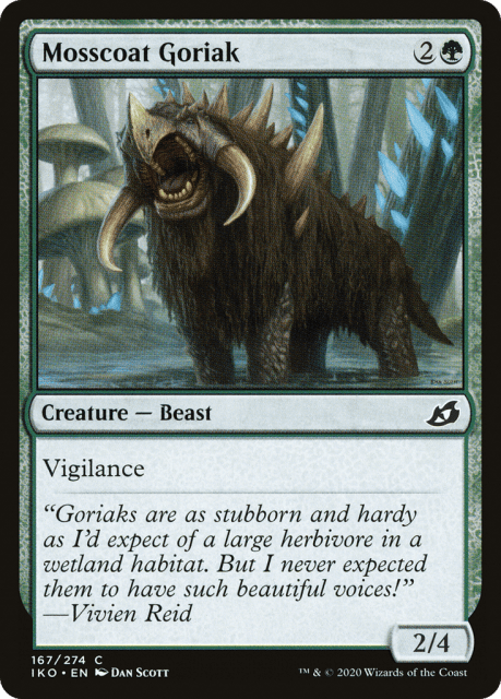 Mosscoat Goriak (167) — Ikoria: Lair of Behemoths