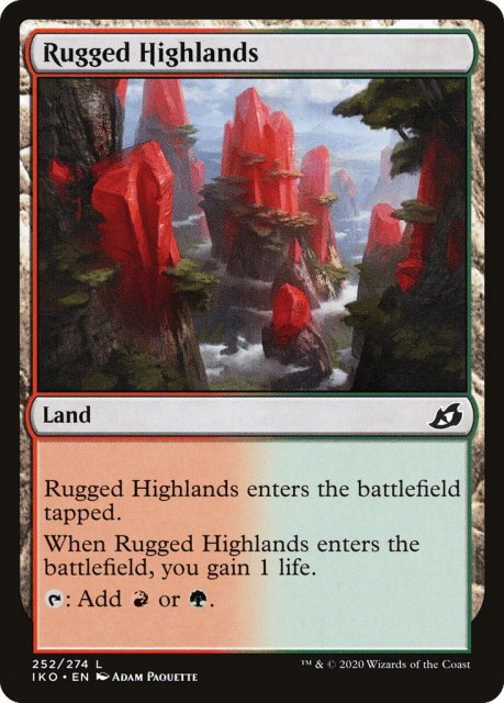 Rugged Highlands (252) — Ikoria: Lair of Behemoths