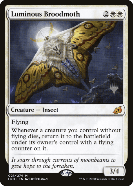 Luminous Broodmoth (21) — Ikoria: Lair of Behemoths Promos
