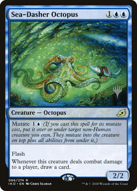 Sea-Dasher Octopus (66) — Ikoria: Lair of Behemoths Promos