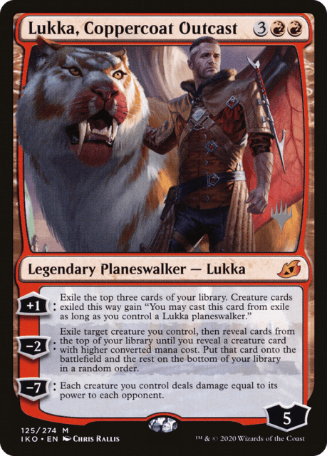 Lukka, Coppercoat Outcast (125) — Ikoria: Lair of Behemoths Promos