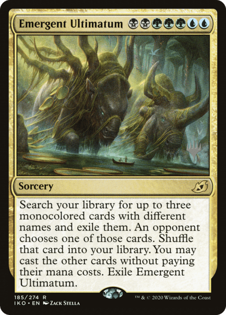 Emergent Ultimatum (185) — Ikoria: Lair of Behemoths Promos