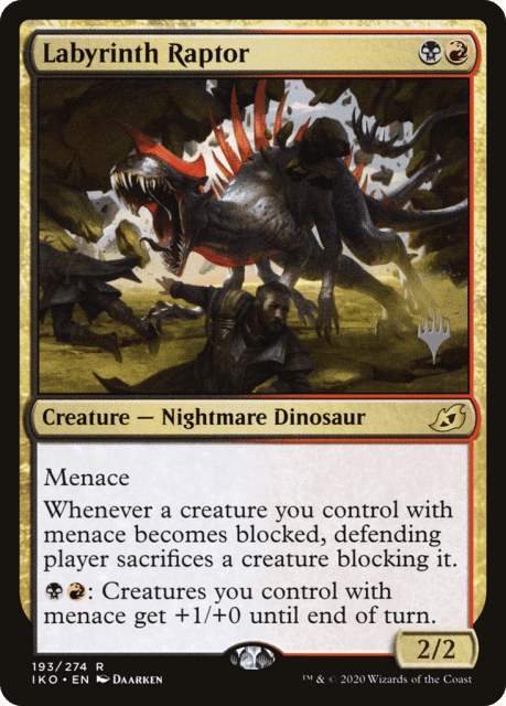 Labyrinth Raptor (193) — Ikoria: Lair of Behemoths Promos