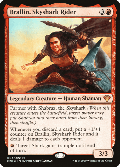 Brallin, Skyshark Rider (4) — Commander 2020