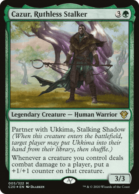 Cazur, Ruthless Stalker (5) — Commander 2020